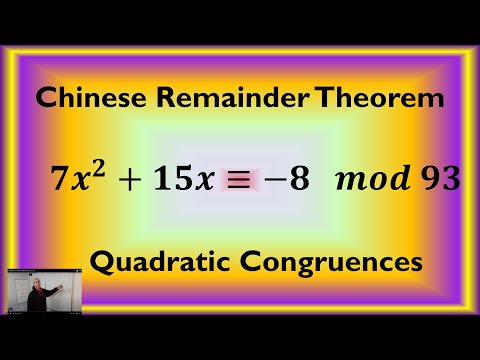 Quadratic Congruence with
