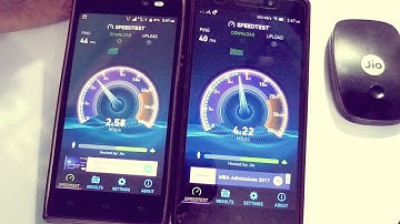 SpeedTest | JioFi vs Smartphone | Which one is faster ?