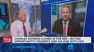 We expect earnings near the top end of our range, say Charles Schwab CEO Bettinger