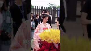 Kunning started filming #bailu she's one of the prettiest in Chinese drama 🦌#whitedeer