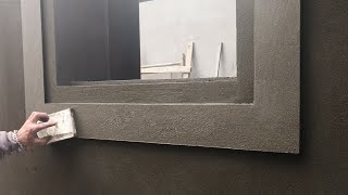 BEAUTIFUL WINDOWS ❤️ Rendering ❤️ Sand and cement - Step by step