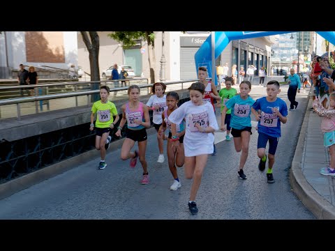 Los pequeños grandes corredores de la Milla Urbana de Ponferrada