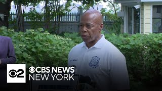 Mayor Adams blasts "two spoiled brats running for mayor" as he insists he's staying in the race