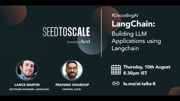 Building LLM Applications on Langchain with Lance Martin | Decoding AI