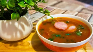 Картофельный суп с копченой колбасой и паприкой. Простой и быстрый рецепт без заморочек