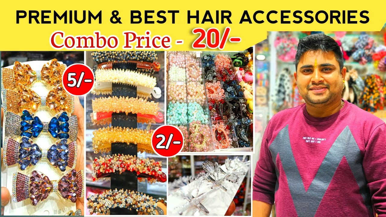 ENGLISH Premium Malad Hair Accessories Wholesale Market Mumbai