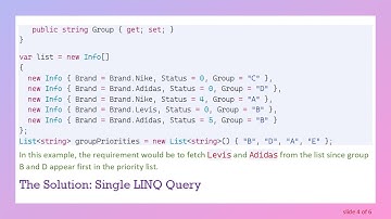 How to Get a List of Items by Checking Their Priority with LINQ in C#