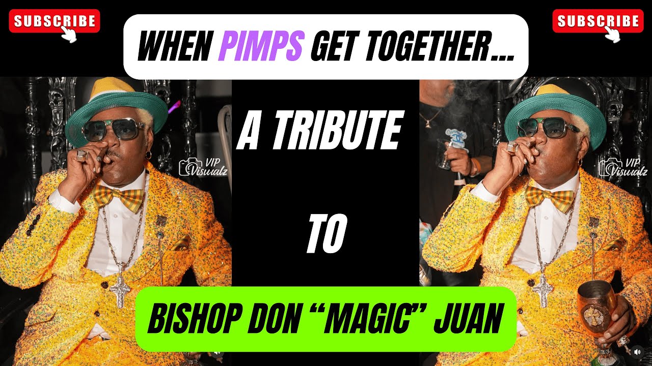 pimps and hos celebrating bishop don "magic" juan