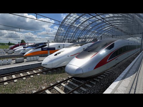 瘋狂運輸2 新幹線、中國高鐵、台灣高鐵、KTX、Thalys 競速 Transport Fever 2 High Speed Rail Racing