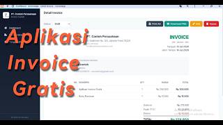 Aplikasi Invoice Siap Pakai (Gratis Download)