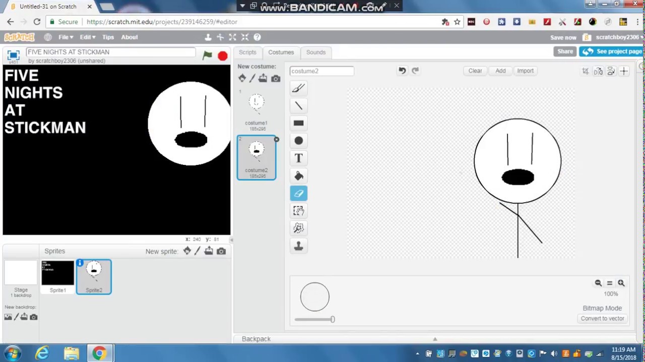 How To Make Your Own Fanf game on scratch part 1 - YouTube