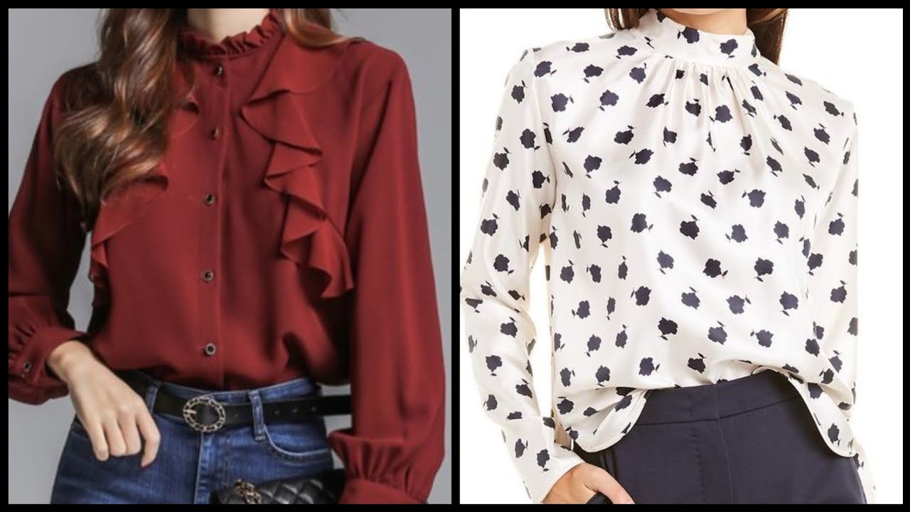 Top 40 extremely good quality blouse designs for office wear 2021