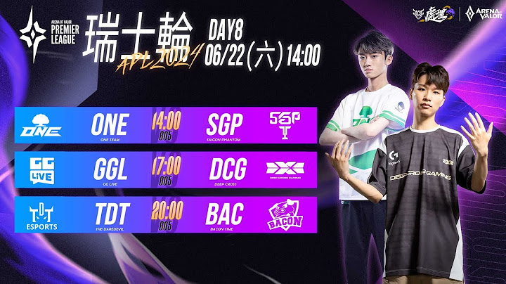 APL 2024 瑞士輪DAY8－2024/06/22《Garena傳說對決》