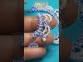 Anklet with Seed Beads #shorts #shortvideo #diy