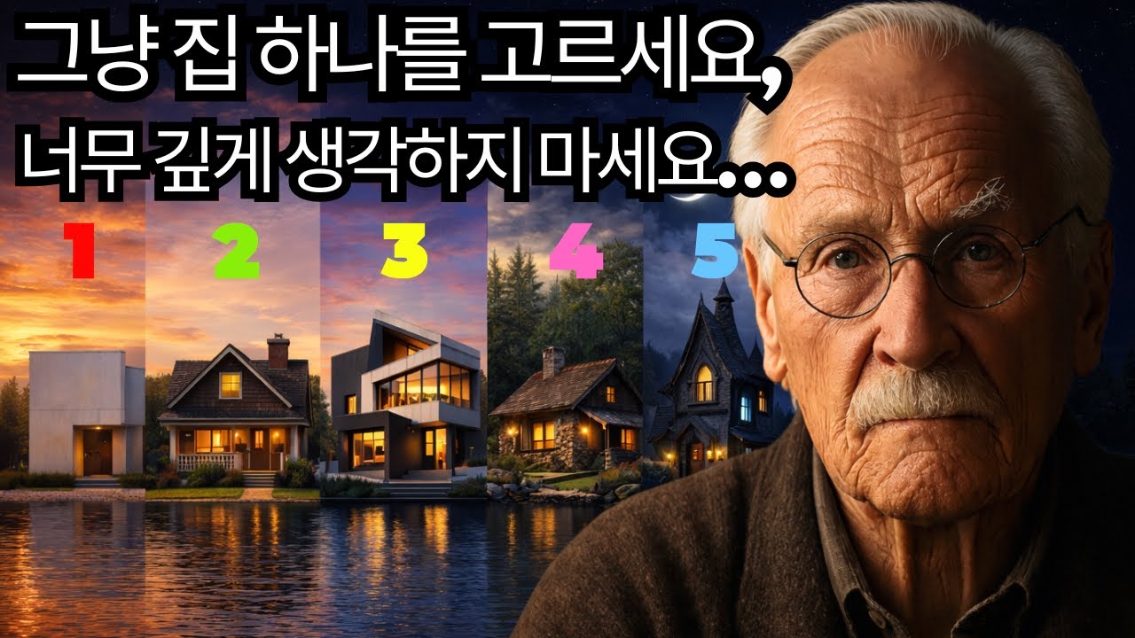 집 하나를 선택하세요 – 당신의 선택이 드러내는 내면의 세계 | 칼 융