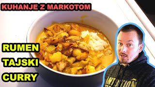 Rumen tajski curry | KUHANJE Z MARKOTOM