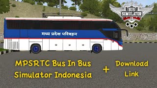 Madhya Pradesh Parivahan Bus (MPSRTC) in Bus Simulator Indonesia