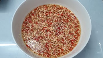 Cách Pha Nước Mắm Tỏi Ớt Chua Ngọt Nổi Màu Đẹp - Bếp Của Meo