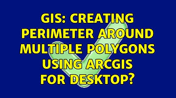 GIS: Creating perimeter around multiple polygons using ArcGIS for Desktop?