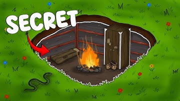 I Survived 7 Days in a SECRET Hideout in Rust…