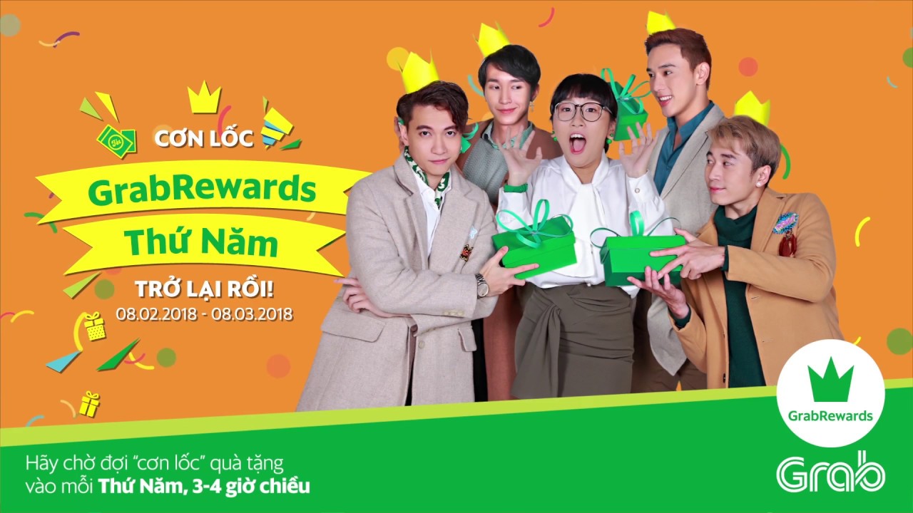 GRABREWARDS THỨ NĂM TRỞ LẠI RỒI driversity of dublin
