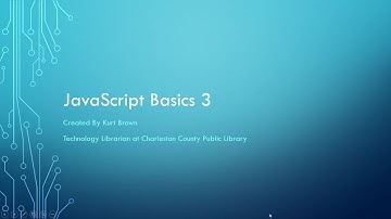 Coding: JavaScript Basics, Part 3