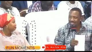 Funny moments in church by Pastor Nganga Neno evangelism center.