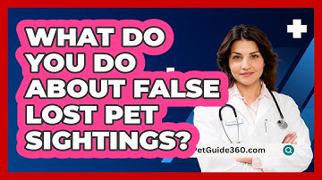 What Do You Do About False Lost Pet Sightings? - PetGuide360.com