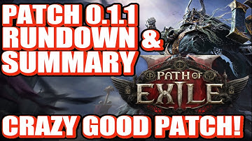 PoE 2 Patch 0.1.1 Rundown & Summary