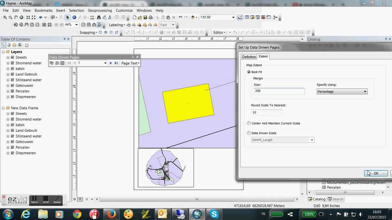 Workflow for creating Mapbook, Data driven pages - YouTube