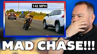 One (Clever?) Way to Stop a Motorcycle Chase REACTION | OFFICE BLOKES REACT!!