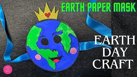 DIY Earth Mask | Earth Day Craft | Paper Earth | Environment Day| Green Day @craftthebest1