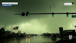 Raw Video of Portage Area Tornado