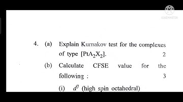 B.Sc. 5th sem Chemistry CH-301 Inorganic Chemistry Question paper D-21 cdlu; let me ask question ppr