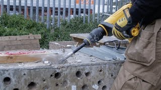 reflecteren Lao Commotie Dewalt D25810K SDS Max Chipping Hammer - Ideal for Light Construction Work  - YouTube