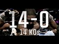 All 14 of jared anderson knockouts during 14 fight ko streak  anderson goes for 15 sat on espn