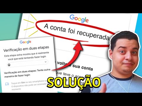 RECUPERANDO CONTA GOOGLE PERDIDA NA VERIFICAÇÃO DE DUAS ETAPAS (PARTE 2 - ATUALIZADO 2022)