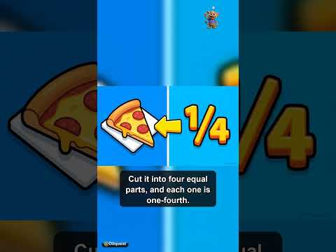 Fractions with Pizza! 🚀 #Shorts