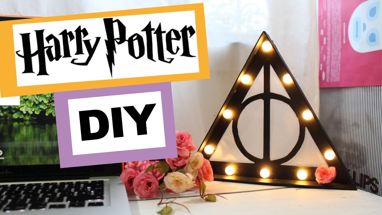 DIY HARRY POTTER, LAMPARA DE HARRY POTTER