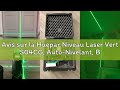 Avis sur la Huepar Niveau Laser Vert S04CG, Auto-Nivelant, Bluetooth, 4x360° Vert, Horizontale/Verti