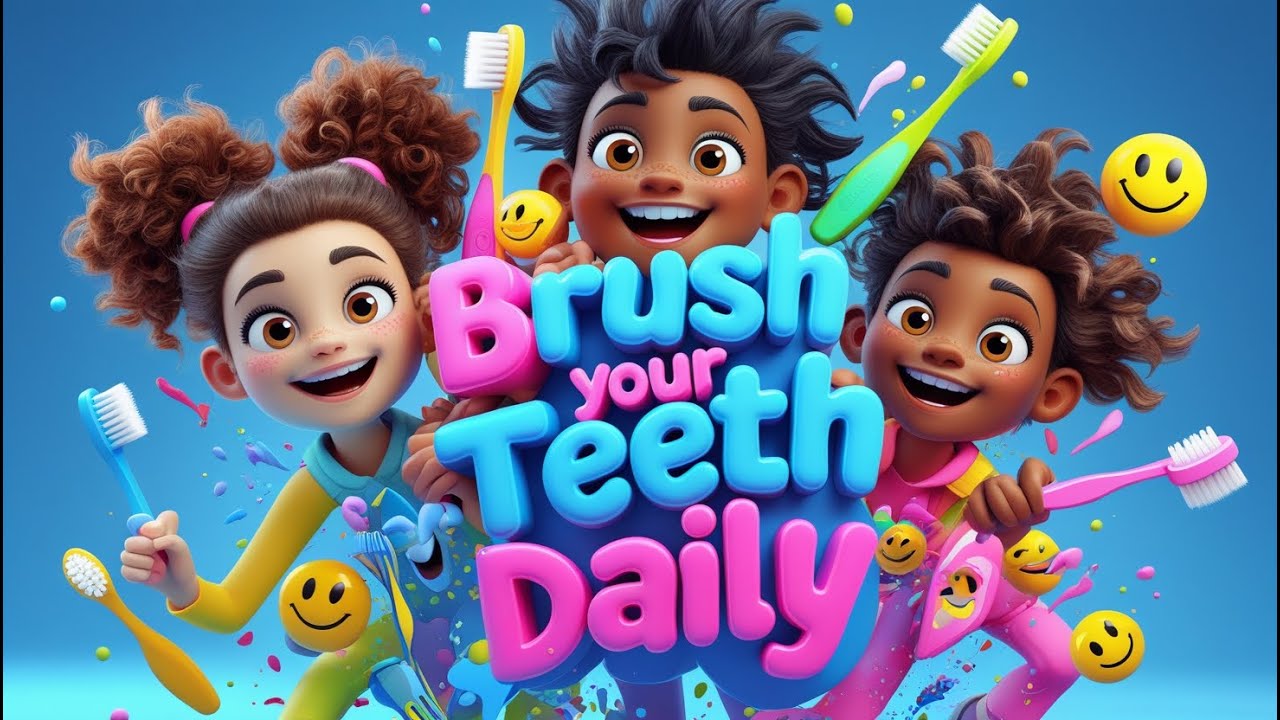 Fun Songs For Kids Hygiene - Brush Your Teeth Daily🤢 - YouTube