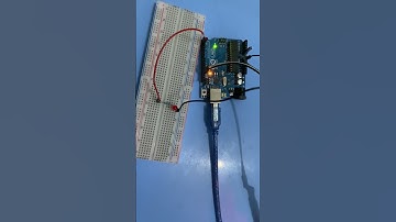 Rangkaian elektronika Sensor Air dengan output LED sebagai indikator dengan Arduino