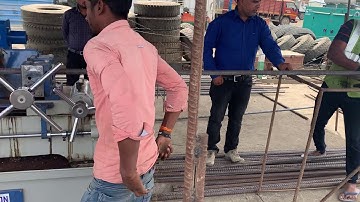 TMT BAR COLD FORGING MACHINE & TMT BAR THREADING MACHINE