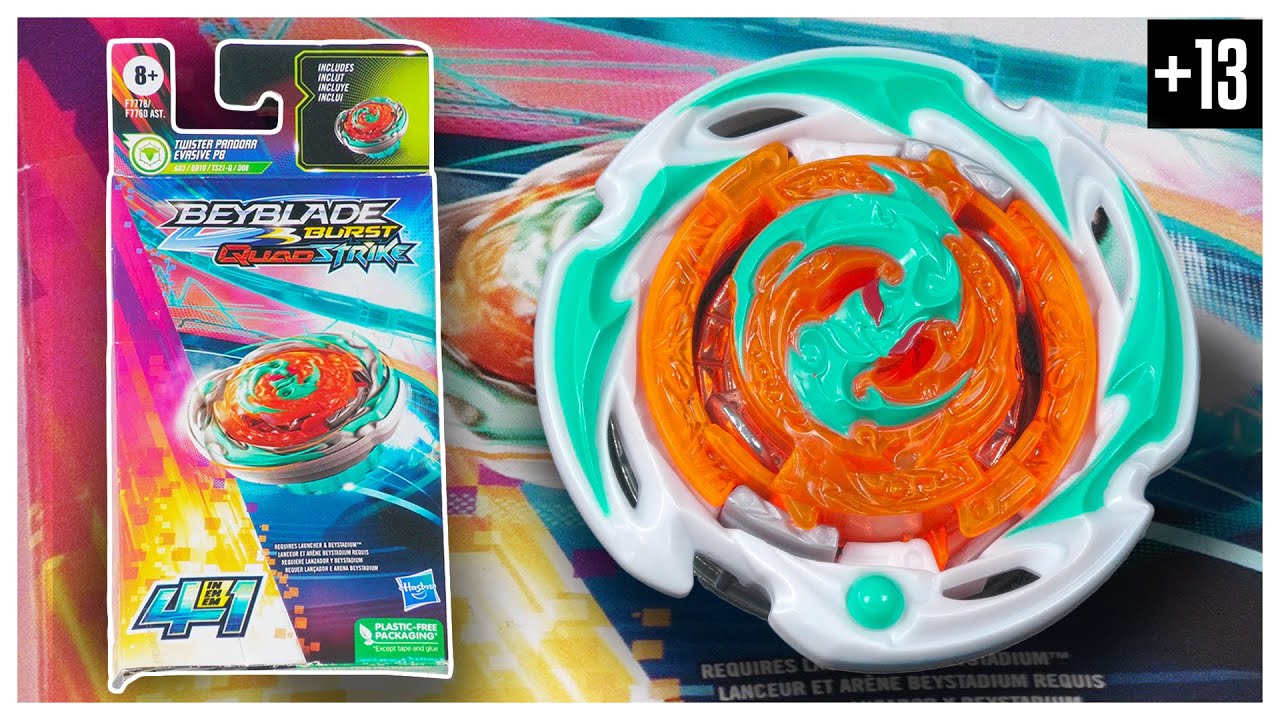 Beyblade Burst Quadstrike Flame Pandora Everlasting P8 - Hasbro