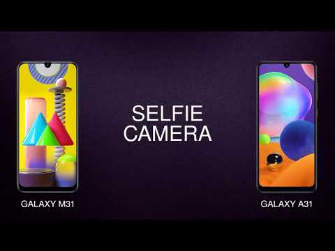 Samsung Galaxy M31 vs Samsung Galaxy A31 comparison