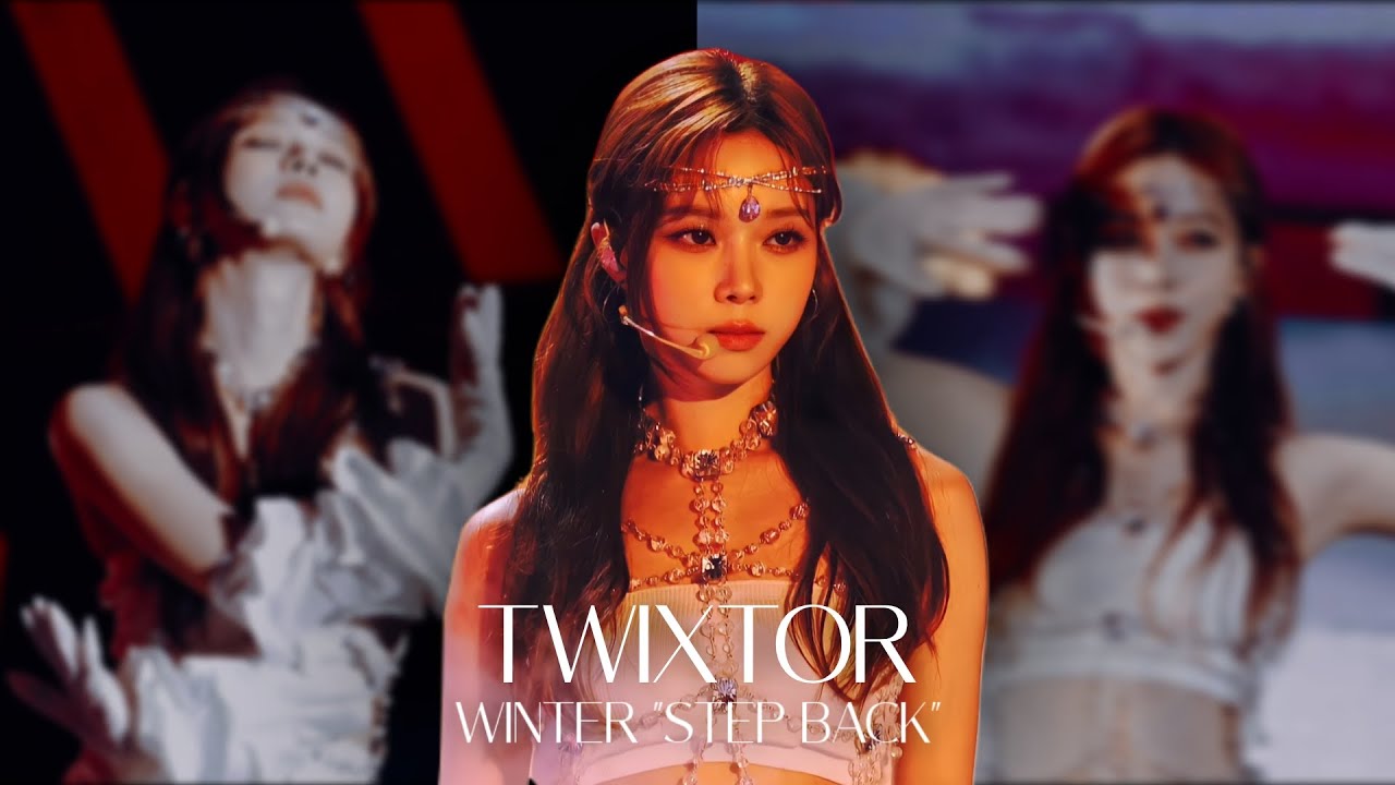 SLOWMO Twixtor Wintef facecam fancam "Step Back" concert clips for edits 4k 2k got the beat