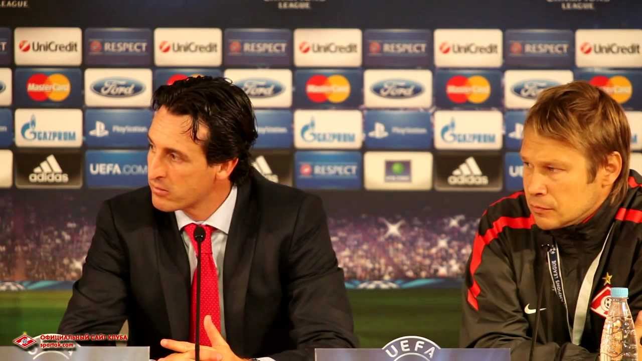 фк спартак новости Унаи Эмери о победе над «Фенербахче»