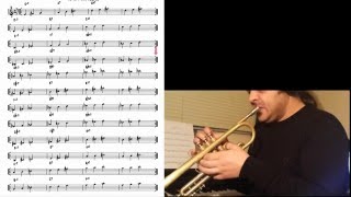 Video thumbnail of "Jazz patterns (II V I - root) #1 Trumpet Trompeta Tromba"