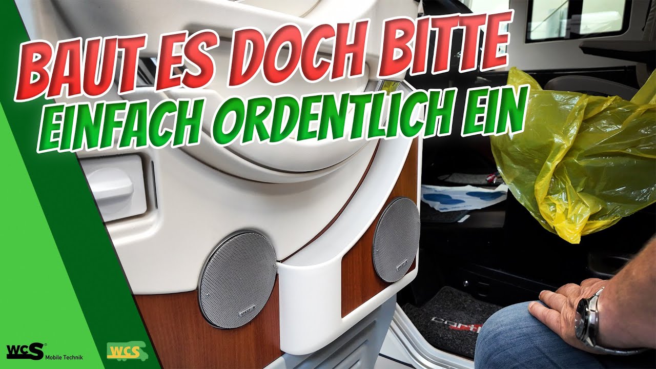 Baut es doch bitte einfach ordentlich ein! | Das ist doch nicht so schwer.... | WCS Goch