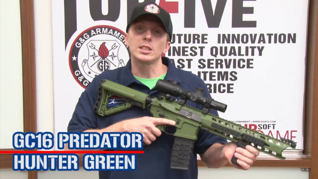 G G Armament New Products Gc16 Predator Hunter Green And Lucky Draw June 16 Youtube